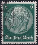 Obrázek k výrobku 52126 - 1933, Deutsches Reich, 0484, Výplatní známka: Paul von Hindenburg v medailonu (II) - Paul von Hindenburg (1847-1934), 2. říšský prezident ⊙