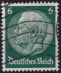 Obrázek k výrobku 52127 - 1933, Deutsches Reich, 0484, Výplatní známka: Paul von Hindenburg v medailonu (II) - Paul von Hindenburg (1847-1934), 2. říšský prezident ⊙