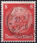 Obrázek k výrobku 52128 - 1933, Deutsches Reich, 0484, Výplatní známka: Paul von Hindenburg v medailonu (II) - Paul von Hindenburg (1847-1934), 2. říšský prezident ⊙