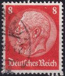 Obrázek k výrobku 52131 - 1933, Deutsches Reich, 0485, Výplatní známka: Paul von Hindenburg v medailonu (II) - Paul von Hindenburg (1847-1934), 2. říšský prezident ⊙
