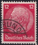 Obrázek k výrobku 52135 - 1933, Deutsches Reich, 0487, Výplatní známka: Paul von Hindenburg v medailonu (II) - Paul von Hindenburg (1847-1934), 2. říšský prezident ⊙