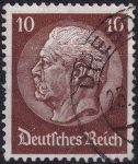 Obrázek k výrobku 52140 - 1933, Deutsches Reich, 0487, Výplatní známka: Paul von Hindenburg v medailonu (II) - Paul von Hindenburg (1847-1934), 2. říšský prezident ⊙