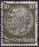 Obrázek k výrobku 52152 - 1933, Deutsches Reich, 0490, Výplatní známka: Paul von Hindenburg v medailonu (II) - Paul von Hindenburg (1847-1934), 2. říšský prezident ⊙ 