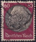 Obrázek k výrobku 52156 - 1933, Deutsches Reich, 0492, Výplatní známka: Paul von Hindenburg v medailonu (II) - Paul von Hindenburg (1847-1934), 2. říšský prezident ⊙ 