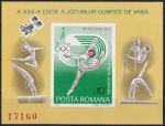 Obrázek k výrobku 52332 - 1980, Rumunsko, A171, Letní olympijské hry, Moskva (II): Házená ✶✶