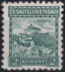 Obrázek k výrobku 52343 - 1929, ČSR I, 0220, Výplatní známka: Hrady, krajiny, měst - Karlštejn ✶✶