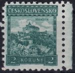 Obrázek k výrobku 52345 - 1929, ČSR I, 0221, Výplatní známka: Hrady, krajiny, města - Pernštejn ✶✶