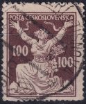 Obrázek k výrobku 52487 - 1920, ČSR I, 0158AVV, Výplatní známka: Osvobozená republika ⊙