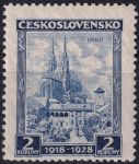 Obrázek k výrobku 52659 - 1928, ČSR I, 0239, 10. výročí vzniku ČSR (Jubilejní): Brno ✶✶
