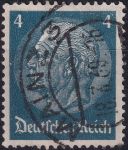 Obrázek k výrobku 53129 - 1934, Deutsches Reich, 0513X, Výplatní známka: Paul von Hindenburg v medailonu (III) - Paul von Hindenburg (1847-1934), 2. říšský prezident ⊙