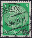 Obrázek k výrobku 53139 - 1934, Deutsches Reich, 0515, Výplatní známka: Paul von Hindenburg v medailonu (III) - Paul von Hindenburg (1847-1934), 2. říšský prezident ⊙