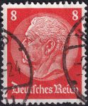 Obrázek k výrobku 53164 - 1934, Deutsches Reich, 0517, Výplatní známka: Paul von Hindenburg v medailonu (III) - Paul von Hindenburg (1847-1934), 2. říšský prezident ⊙