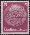 Obrázek k výrobku 53185 - 1934, Deutsches Reich, 0520, Výplatní známka: Paul von Hindenburg v medailonu (III) - Paul von Hindenburg (1847-1934), 2. říšský prezident ⊙