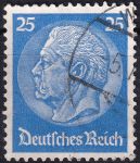 Obrázek k výrobku 53198 - 1934, Deutsches Reich, 0522a, Výplatní známka: Paul von Hindenburg v medailonu (III) - Paul von Hindenburg (1847-1934), 2. říšský prezident ⊙