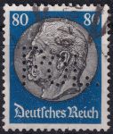 Obrázek k výrobku 53215 - 1934, Deutsches Reich, 0526p, Výplatní známka: Paul von Hindenburg v medailonu (III) - Paul von Hindenburg (1847-1934), 2. říšský prezident ⊙