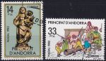 Obrázek k výrobku 53401 - 1980, Andorra (Španělská pošta), 0136/0137, Vánoce ✶✶