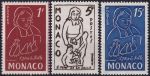 Obrázek k výrobku 53688 - 1954, Monako, 0473/0475, 100. výročí úmrtí a svatořečení Fréderica Oznama ✶✶