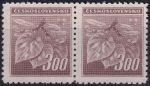 Obrázek k výrobku 53880 - 1945, ČSR II, 0379VV, Výplatní známka: Lipová ratolest ✶✶ ⊟