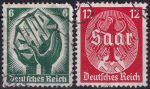 Obrázek k výrobku 53899 - 1934, Deutsches Reich, 0544/0545, Hlasování o připojení Sárska 13. ledna 1935 ⊙