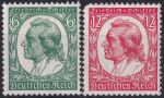 Obrázek k výrobku 53944 - 1934, Deutsches Reich, 0554/0555, 175. výročí narození Friedricha von Schillera, básníka ✶✶