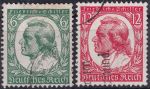 Obrázek k výrobku 53948 - 1934, Deutsches Reich, 0554/0555, 175. výročí narození Friedricha von Schillera, básníka ⊙
