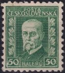 Obrázek k výrobku 54039 - 1927, ČSR I, 0203x, Výplatní známka: 75. narozeniny T. G. Masaryka (rytina) ✶