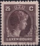 Obrázek k výrobku 54230 - 1946, Lucembursko, 0349, Výplatní známka: Velkovévodkyně Šarlota ⊙ 
