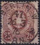 Obrázek k výrobku 54242 - 1875, Německá říše, 034a, Výplatní známka: Říšský orel, vydání \"PFENNIGE\" ⊙ 
