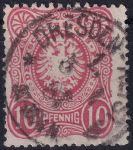 Obrázek k výrobku 54259 - 1880, Německá říše, 041a, Výplatní známka: Říšský orel v oválu ⊙ 