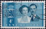 Obrázek k výrobku 54306 - 1953, Lucembursko, 0509, Svatba korunního prince Jana Lucemburského s princeznou Josefinou Šarlotou Belgickou ⊙