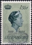 Obrázek k výrobku 54332 - 1958, Lucembursko, 0588, Výplatní známka: Velkovévodkyně Šarlota ⊙ 