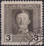 Obrázek k výrobku 54359 - 1917/1918, Rakousko-uherská polní pošta (Všeobecné vydání), 54A, Výplatní známka: Císař Karel I. ⊙