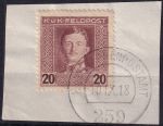 Obrázek k výrobku 54393 - 1917/1918, Rakousko-uherská polní pošta (Všeobecné vydání), 60A, Výplatní známka: Císař Karel I. ⊡