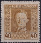 Obrázek k výrobku 54407 - 1917/1918, Rakousko-uherská polní pošta (Všeobecné vydání), 64A, Výplatní známka: Císař Karel I. ⊙