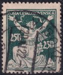 Obrázek k výrobku 54496 - 1920, ČSR I, 0161A, Výplatní známka: Osvobozená republika ⊙