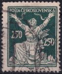 Obrázek k výrobku 54501 - 1920, ČSR I, 0161AVV, Výplatní známka: Osvobozená republika ⊙