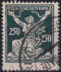 Obrázek k výrobku 54506 - 1920, ČSR I, 0161AVV+PV, Výplatní známka: Osvobozená republika ⊙