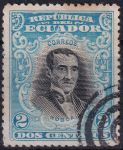 Obrázek k výrobku 54523 - 1907, Ekvádor, 0159, Výplatní známka: Prezidenti - Vicente Roca ⊙