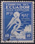 Obrázek k výrobku 54528 - 1930, Ekvádor, 0297, 100 let republiky: Orající sedlák ⊙