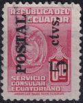 Obrázek k výrobku 54541 - 1950, Ekvádor, 0751, Výplatní známka ⊙