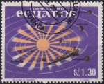 Obrázek k výrobku 54552 - 1966, Ekvádor, 1210, Úspěchy ve vesmírných letech: Sluneční systém ⊙