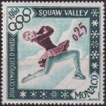 Obrázek k výrobku 54585 - 1960, Monako, 0633, Letní a zimní olympijské hry, Řím a Squaw Valley: Krasobluslení ✶