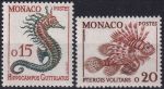 Obrázek k výrobku 54596 - 1960, Monako, 0649/0650, Výplatní známky: Kaktusy ✶✶