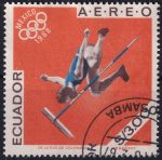Obrázek k výrobku 54609 - 1967, Ekvádor, 1328, Letecká známka: Letní olympijské hry Mexiko (II) (1968): Šerm ⊙