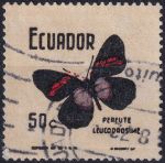Obrázek k výrobku 54610 - 1967, Ekvádor, 1329, Letecká známka: Letní olympijské hry Mexiko (II) (1968): Skok do výšky ⊙