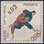 Obrázek k výrobku 54691 - 1964, Monako, 0784, Letní olympijské hry, Tokyo - Vzpírání ✶✶