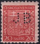 Obrázek k výrobku 54734 - 1931, ČSR I, 0248o, Výplatní známka: Státní znak ✶✶ o D