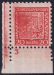 Obrázek k výrobku 54771 - 1929, ČSR I, 0250xDČ, Výplatní známka: Státní znak ✶✶ L D