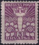 Obrázek k výrobku 54784 - 1919, Jugoslávie (vydání pro Chorvatsko), 0089A, Výplatní známka: Anděl míru ✶✶