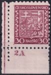 Obrázek k výrobku 54812 - 1929, ČSR I, 0250DČVV, Výplatní známka: Státní znak ✶✶ L D